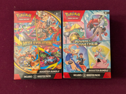 Lot of 2 Pokemon Mega Evolution Booster Bundle & Journey Together Booster Bundle - Image 1