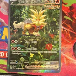 Pokemon Gouging Fire ex Special Illustration Rare Full Art Holo 204/162 SV05 - Image 1