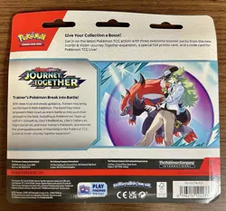 Pokemon TCG Journey Together Sealed Blister Pack - New - 3 Booster Packs + Promo - Image 2