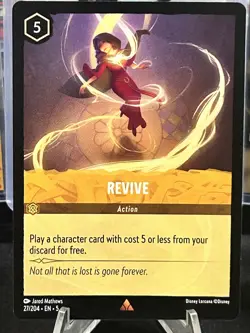 Disney Lorcana Shimmering Skies #27 Revive Rare - Image 1