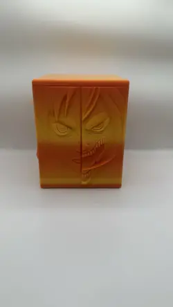 Anime Deck Boxes Custom fits 100 Cards + Front Card Display Top Loader 3D Print - Image 4