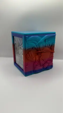 Anime Deck Boxes Custom fits 100 Cards + Front Card Display Top Loader 3D Print - Image 5