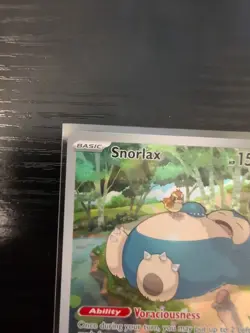 Snorlax 051 SV Scarlet & Violet Promo Card Full Art Holo Illustration Rare - Image 2