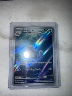 Pokemon TCG Wartortle 171/165 Scarlet & Violet 151 Holo Illustration Rare Card - Image 1
