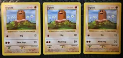 Near Mint Diglett 47/102 - Base Set Shadowless / Unlimited - Pokemon Cards - NM - Image 3