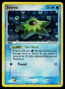 Pokemon Card - Staryu Hidden Legends 75/101 Common Reverse Holo - Image 1