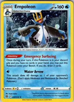 Empoleon - (Cosmos Holo) Holo Rare Miscellaneous Cards & Products 037/172 MP - Image 1