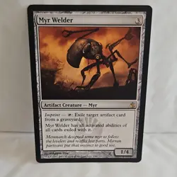 Magic: The Gathering Myr Welder Artifact Creature Regular Card Stock - Image 1
