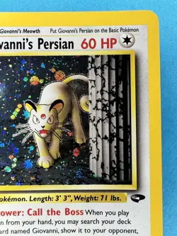 Pokemon Card Giovannis Persian Gym Challenge Holo Rare 8/132 - Image 2