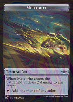 Foil Meteorite Token - totj - 17 | MTG Card - Image 1