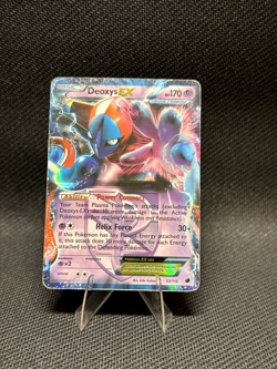 Deoxys EX 53/116 – Team Plasma – Plasma Freeze – Damaged – Pokemon Card - Image 1