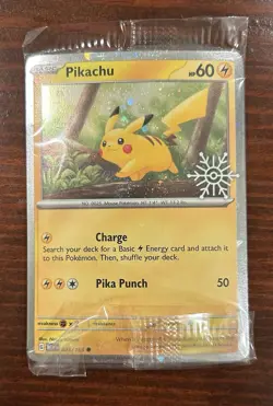 Pikachu - (Holiday Calendar) 025/165 Miscellaneous Cards & Products Holo - Image 1