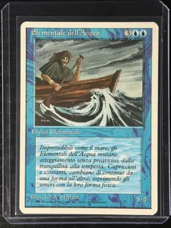Magic MTG Italian Revised Water Elemental Artist Proof Near Mint Only 50 Exist! - Image 3
