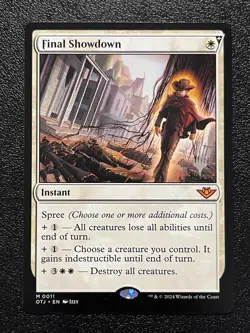 Final Showdown #0011 MTG Outlaws of Thunder Junction NM English PROMO PACK - Image 1
