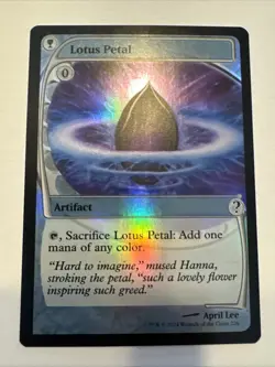 Lotus Petal Foil (Future Sight) Near Mint MTG Mystery Booster 2 - Image 1