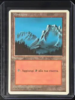 Magic MTG Italian Revised Mountain Artist Proof Near Mint - Only 50 Exist! - Image 3