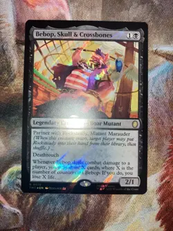 Bebop, Skull & Crossbones (Surge Foil) Teenage Mutant Ninja Turtles MTG NM - Image 1