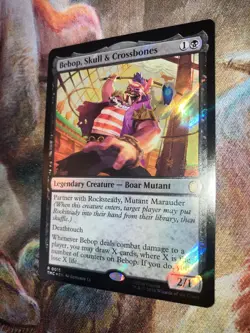 Bebop, Skull & Crossbones (Surge Foil) Teenage Mutant Ninja Turtles MTG NM - Image 2