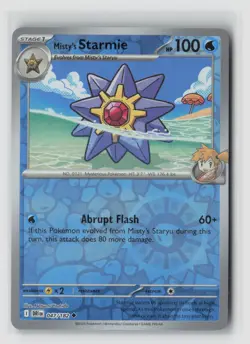 MISTY'S STARMIE 047/182 REVERSE HOLO DESTINED RIVALS POKEMON TCG NM - Image 1