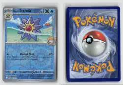 MISTY'S STARMIE 047/182 REVERSE HOLO DESTINED RIVALS POKEMON TCG NM - Image 3
