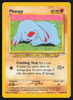 Pokemon TCG | Phanpy 76/105 | Common | Neo Destiny | Lightly Played - Image 2