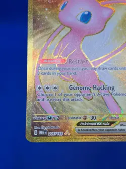 Pokemon Scarlet & Violet 151 Mew ex 205/165 Gold Hyper Rare NM - Image 5