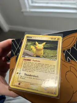 Pokemon Pikachu EX Delta Ditto Species 63/113 Non Holo 2005 MP/LP - Image 3