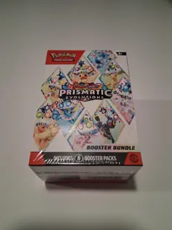 Pokemon TCG Prismatic Evolutions Booster Bundle - Plastic Wrap Factory Sealed - Image 1