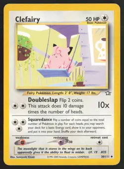 Pokemon TCG | Clefairy 30/111 | Uncommon | Neo Genesis | Lightly Played - Image 2