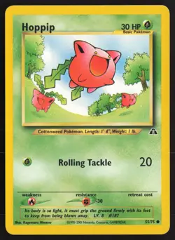 Pokemon TCG | Hoppip 55/75 | Common | Neo Discovery | Lightly Played - Image 2