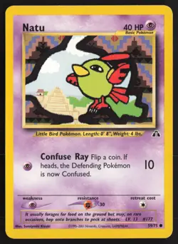 Pokemon TCG | Natu 59/75 | Common | Neo Discovery | Lightly Played - Image 2