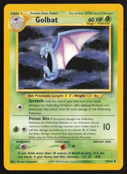Pokemon TCG | Golbat 29/64 | Uncommon | Neo Revelation | Lightly Played - Image 2