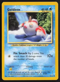 Pokemon TCG | Goldeen 45/64 | Common | Neo Revelation | Lightly Played - Image 2
