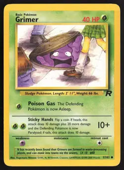 Pokemon TCG | Grimer 57/82 | Common | Team Rocket | Lightly Played - Image 2