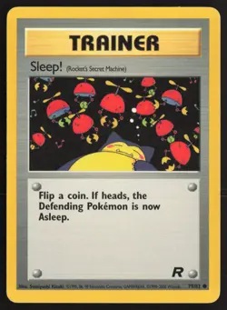Pokemon TCG | Sleep! 79/82 | Common | Team Rocket | Lightly Played - Image 2