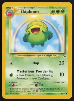 Pokemon TCG | Skiploom 52/64 | Common | Neo Revelation | Lightly Played - Image 2