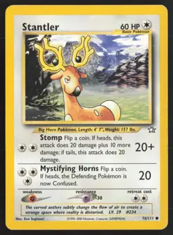 Pokemon TCG | Stantler 76/111 | Common | Neo Genesis | Lightly Played - Image 2