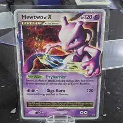 MP Pokemon Mewtwo LV.X DP28 Diamond and Pearl Promo Holo - Image 1