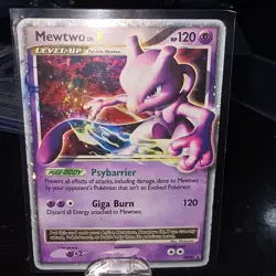MP Pokemon Mewtwo LV.X DP28 Diamond and Pearl Promo Holo - Image 4