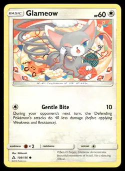 Pokemon Glameow SM - Ultra Prism #108/156 - Image 1