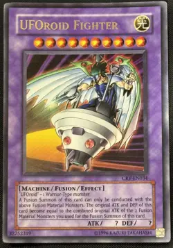 Yugioh UFORoid Fighter Unlimited Edition Ultra Rare CRV-EN034 NM - Image 1