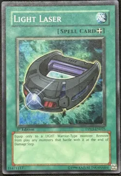 Yugioh Light Laser 1st Edition Super Rare DP03-EN025 LP - Image 1