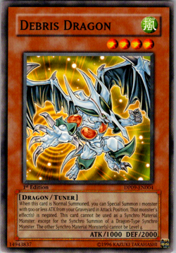 Debris Dragon DP09-EN004 1st Edition - Yu-Gi-Oh! TCG Common - Image 1