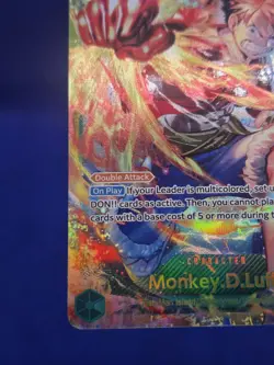 One Piece Carrying On His Will Monkey D Luffy OP13-118 SEC Secret Rare NM - Image 5