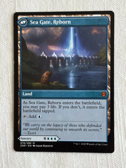 Sea Gate Restoration Zendikar Rising Mythic Rare Card Magic the Gathering #076 - Image 2
