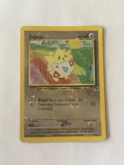 Pokemon Togepi 4/18 Southern Islands Reverse Holo Rare Card NM - Image 1