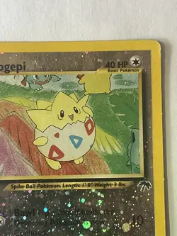Pokemon Togepi 4/18 Southern Islands Reverse Holo Rare Card NM - Image 3