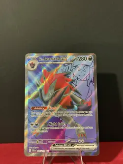N's Zoroark ex 175/159 Sv09: Journey Together Holo - Pokemon Card - Image 1