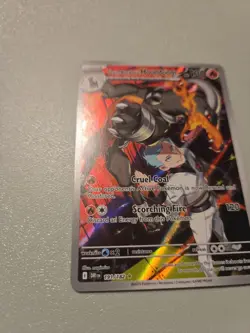 Pokemon TCG Team Rocket's Houndoom Illustration Rare Card 191/182 Near Mint - Image 3