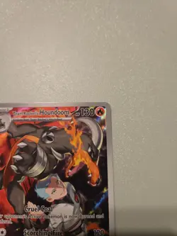Pokemon TCG Team Rocket's Houndoom Illustration Rare Card 191/182 Near Mint - Image 5